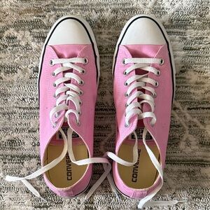 Converse Pink Low-Top Sneakers women’s size 12 GUC